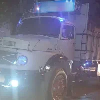 بنز ۱۹۲۴ باری اور دار بازدید استهبان|خودرو سنگین|شیراز, گل سرخ|دیوار