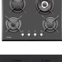 فروش گاز صفحه ای ۴ شعله ایلیا استیل نو