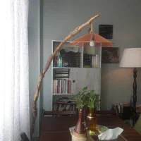 آباژور سالنی تمام چوب