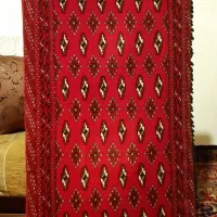 پشتی ترکمنی دستباف کاملا نو - سه عدد|پشتی|کرمانشاه, |دیوار