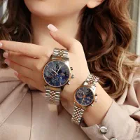 +ساعت های شیک کادویی ست فلزی زنانه *مردانه.|ساعت|اصفهان, احمدآباد|دیوار