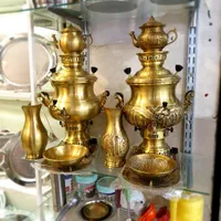 lbt ساختن سماور ذغالی 4rf yبرنجی برقی  زغالی گازی|سماور، چای‌ساز، قهوه‌ساز|اصفهان, دستگرده|دیوار