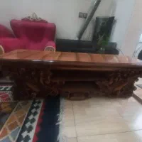 میز تلوزیون تمام چوب
