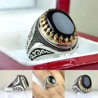 انگشتر عقیق خراسانی و یمنی (رکاب نقره 925)|جواهرات|بیرجند, |دیوار