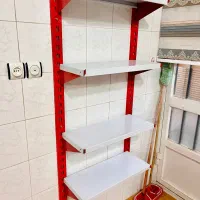 شلف قفسه|کتابخانه، شلف، قفسه‌های دیواری|قم, امامزاده ابراهیم|دیوار