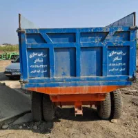 تریلی در خد خشک|خودرو سنگین|گالیکش, |دیوار