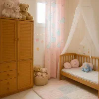 سرویس خواب تمام چوب کودک و نوجوان کاملا سالم