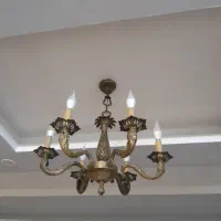 ست لوستر برنجی اصل آنتیک