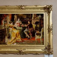 تابلو فرش دستبافت نخ ابریشم