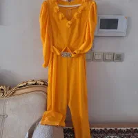 لباس سرهمی کرپ دخترانه