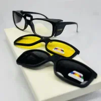 عینک سه لنز  افتابی،دید در شب