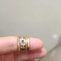 گوشواره میخی و انگشتر شیک وحلقه ی ست|جواهرات|الشتر, |دیوار