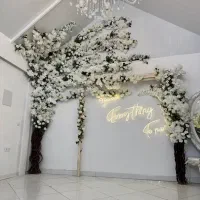 درختچه شکوفه سیب|گل مصنوعی|رشت, لاکانی|دیوار