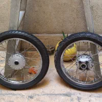 چرخ عقب و جلو کامل  هوندا با درب لنت