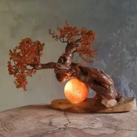 درختچه سنگ نمک|چراغ خواب و آباژور|کشکوئیه, |دیوار