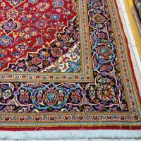 قالیچه کرک کاشان  در حد نو