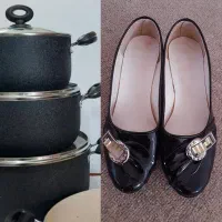 سرویس دیگ تفلون طرح کفش