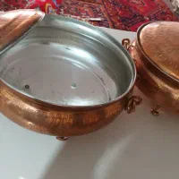 ظروف مسی نو مناسب جهیزیه|ظروف سرو و پذیرایی|عجب شیر, |دیوار