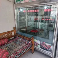 یخچال ویترینی سه درب دوطرف نما