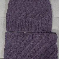گردنی و کلاه دست بافت نو