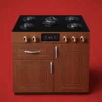 پرداخت درب منزل/ اجاق گاز کابینتی۵۹۱ /قسطی بدون چک