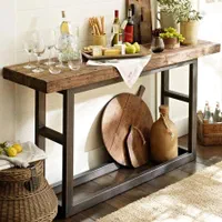 کنسول تمام چوب|کتابخانه، شلف، قفسه‌های دیواری|فردیس, شهرک ناز|دیوار