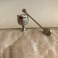 تنبک و سه تار نقره آویز گردنبند