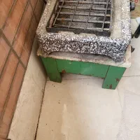 کباب پز و اجاق گاز دو شعله