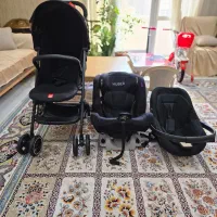 ست کالسکه و کریر و صندلی کودک