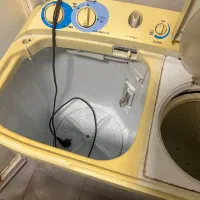 کهنه شور و لباسشویی دو قلو هایر|ماشین لباسشویی و خشککن لباس|تبریز, |دیوار