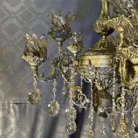لوستر بدون واسطه|لوستر و چراغ آویز|اصفهان, باغ فدک|دیوار