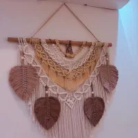 دیوار کوب مکرومه