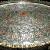 مجمع لبکنگره60santسنگین قلمجقه اتوکله اسکندر|کلکسیون اشیاء عتیقه|زنجان, |دیوار