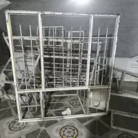 6عددپنجره و2عدرب حال فلزی وتمیز