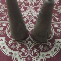 یک جفت میل باستانی کمی ترک داره قیمت ۱۲۰۰