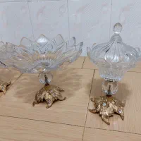 سرویس پذیرایی بلور ۴ تیکه ی نو اصلا استفاده نشده