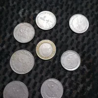 سکه قدیمی کلکسیونی|کلکسیون سکه، تمبر، اسکناس|بم, |دیوار