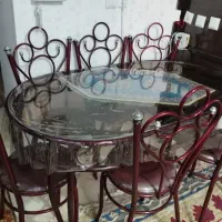 میز ناهار خوری 6 نفره فرفوژه سالم