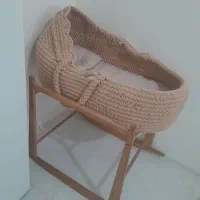 گهواره کنار مادر و گهواره چوبی حصیری|تخت و سرویس خواب|هشتگرد, فاز ۷ مهستان|دیوار