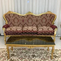 مبل استیل و کلاسیک مدل مدالیوم با چوب راش