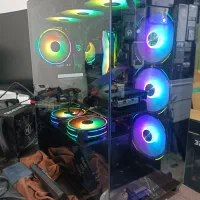 کیس گیمینگ رایزن آکواریومی 4k|رایانه رومیزی|تهران, علی‌آباد|دیوار