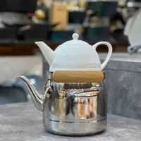 کتری قوری لوله ای کرکماز (اصلی)|قوری، کتری، قهوه‌ساز دستی|تهران, شوش (باغ آذری)|دیوار