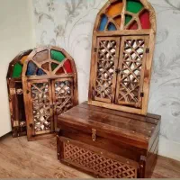 پنجره سنتی گره چینی