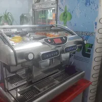 قهوه ساز ایتالیایی دو گروپ درجه یک با اسیاب اصلی|کافی‌شاپ و رستوران|سیرجان, |دیوار