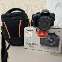Canon 1300D تمیز و کمکار با لنز،جعبه و کیف|دوربین عکاسی و فیلمبرداری|اهواز, کوروش|دیوار