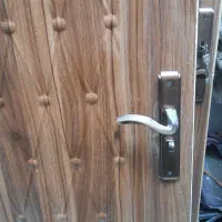 درب چوبی طرحدار با روکش ملامینه|مصالح و تجهیزات ساختمان|آمل, |دیوار