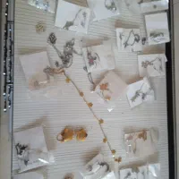 نیم ست استیل با رنگ ثابت قیمت ۱۲۰تومن|جواهرات|اردبیل, |دیوار