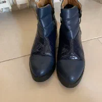 نیم بوت زیبا چرم زنانه