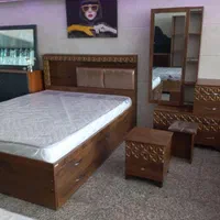 تخت دونفره استاتیرا|تخت و سرویس خواب|الوند, |دیوار