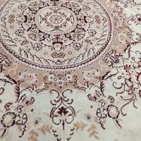 فرش گل برجسته تمام نخ